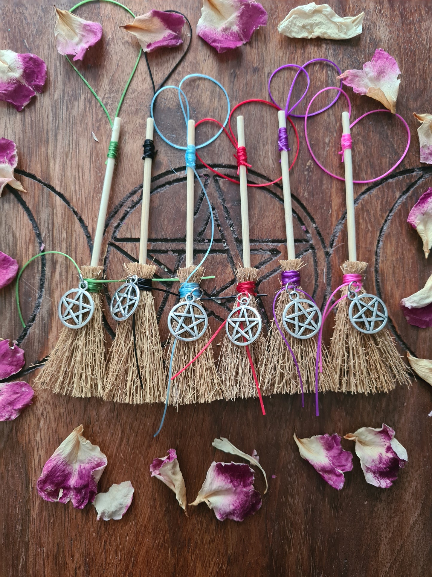 Hanging Mini Besom Brooms