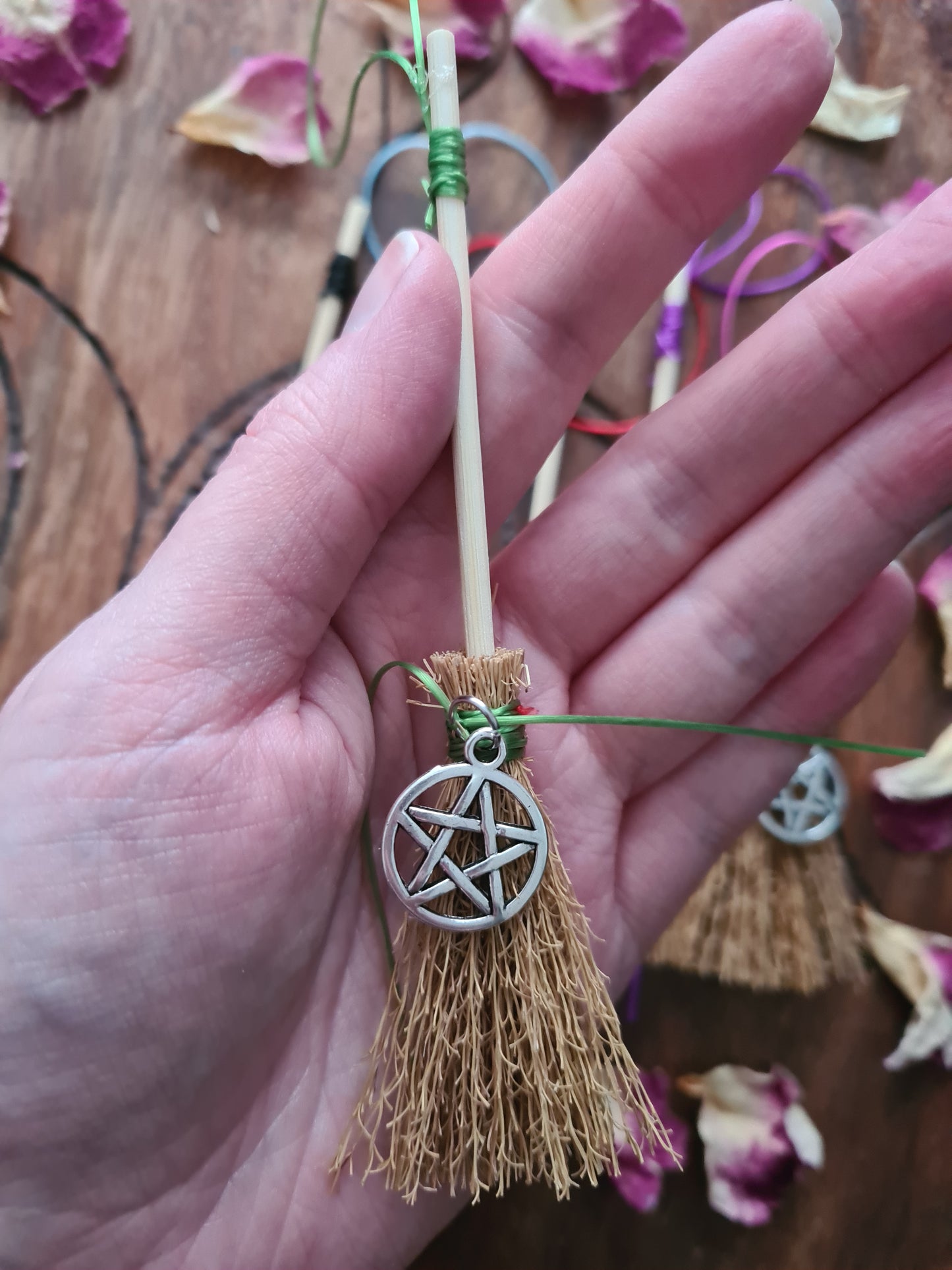 Hanging Mini Besom Brooms