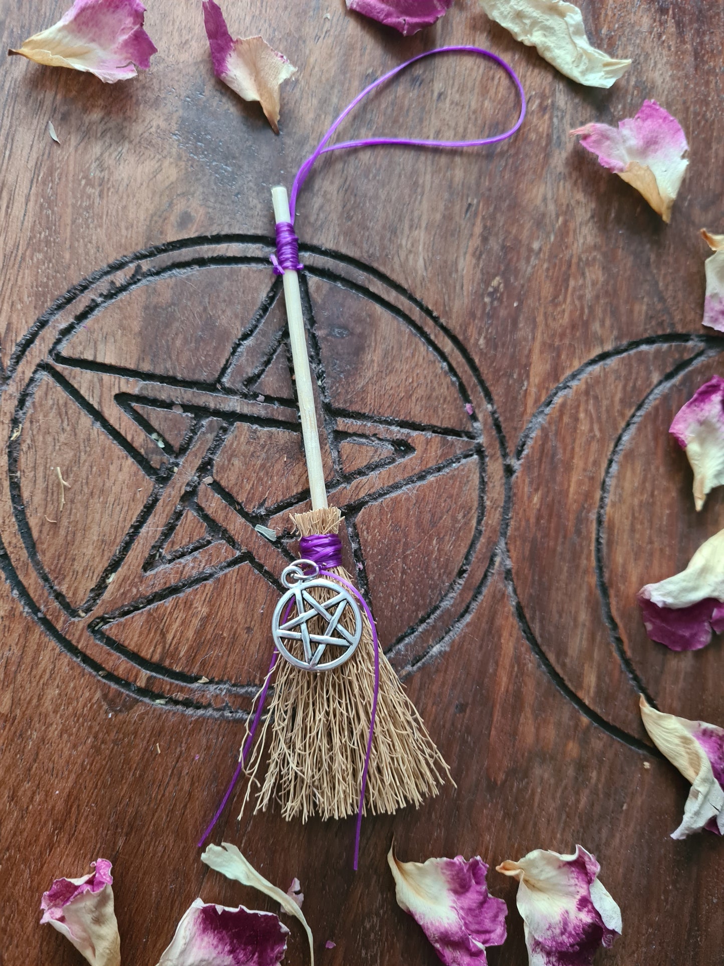 Hanging Mini Besom Brooms