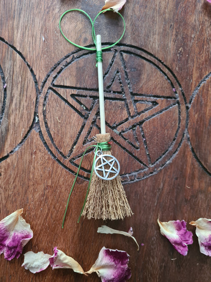 Hanging Mini Besom Brooms