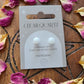 Semi Precious Crystal Stud Earrings - Sterling Silver