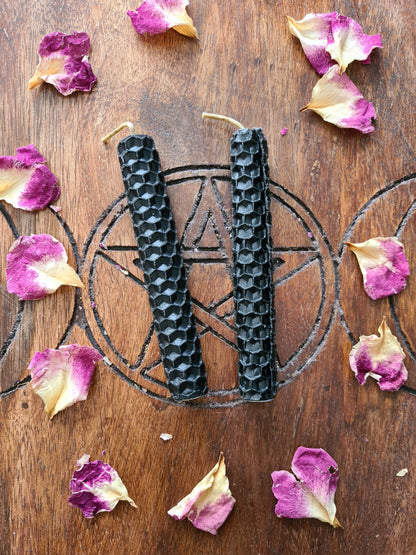 Blessed Bee beeswax spell candles