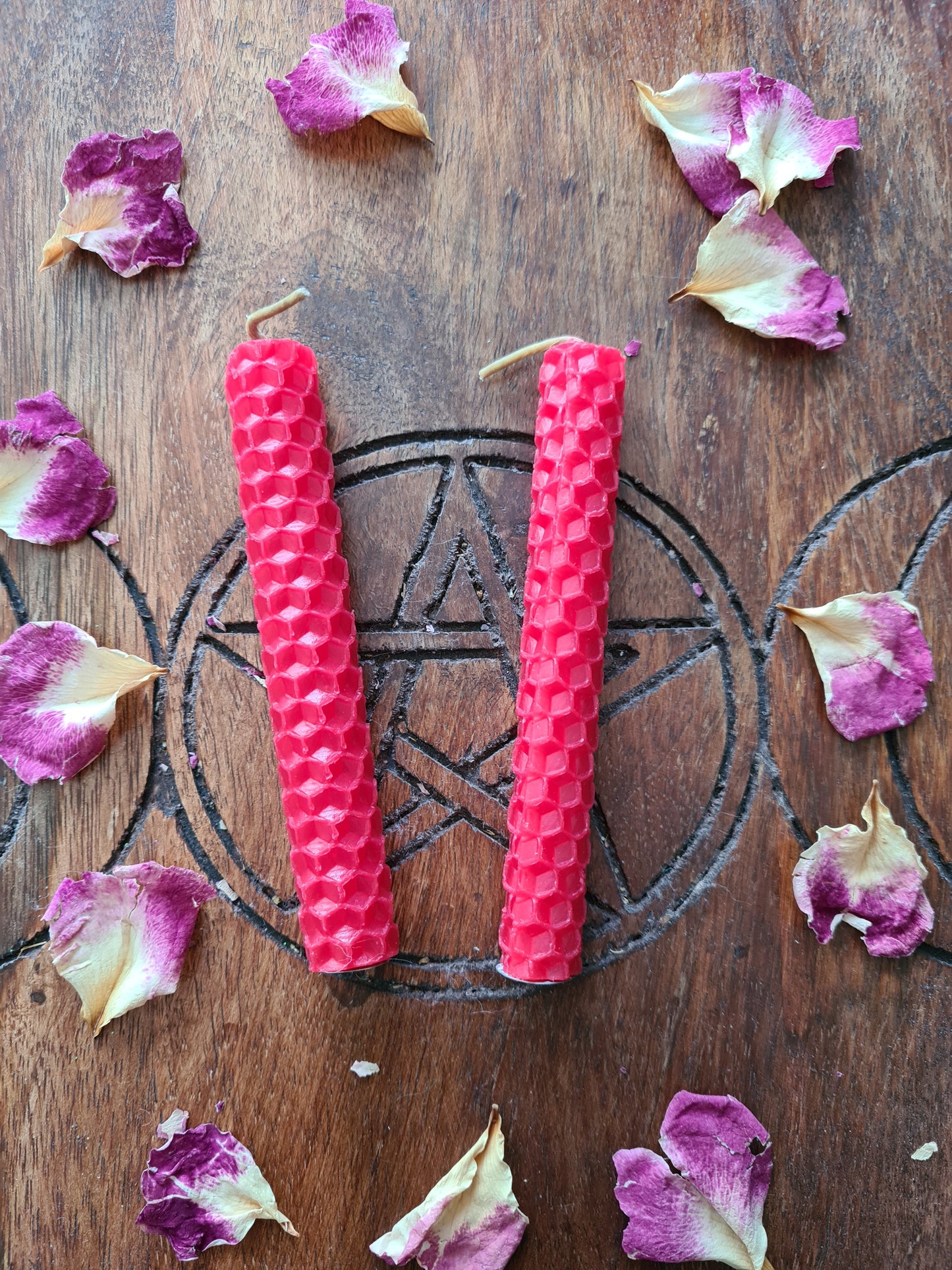 Blessed Bee beeswax spell candles