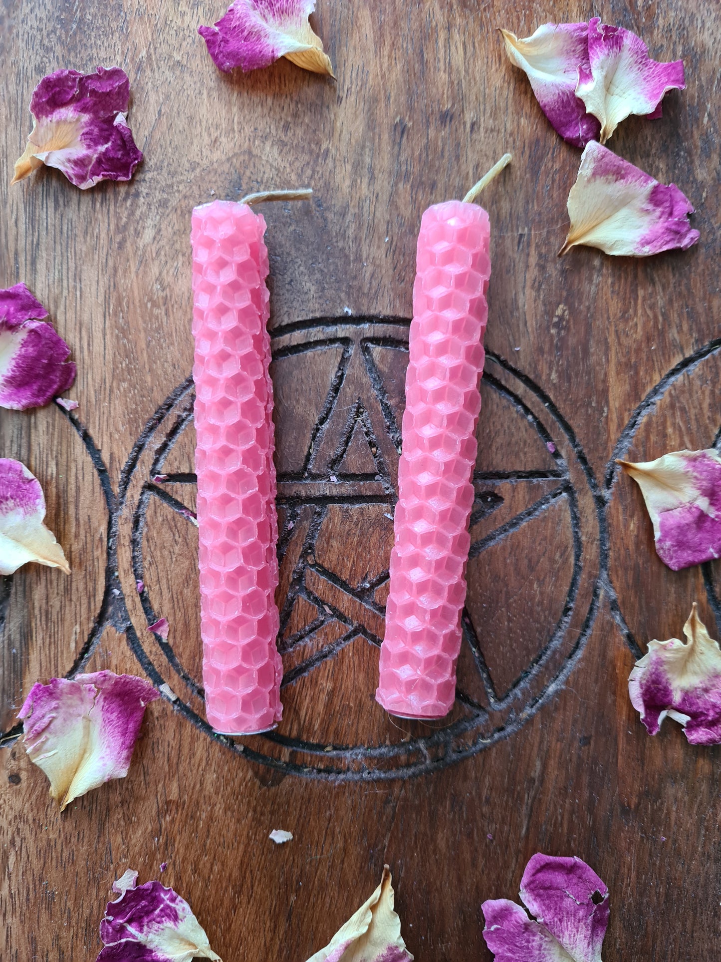 Blessed Bee beeswax spell candles