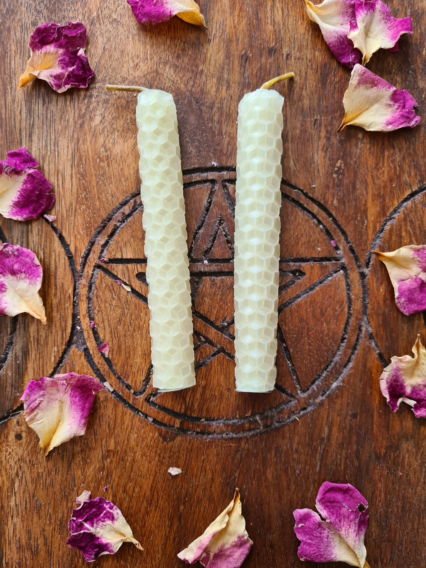 Blessed Bee beeswax spell candles