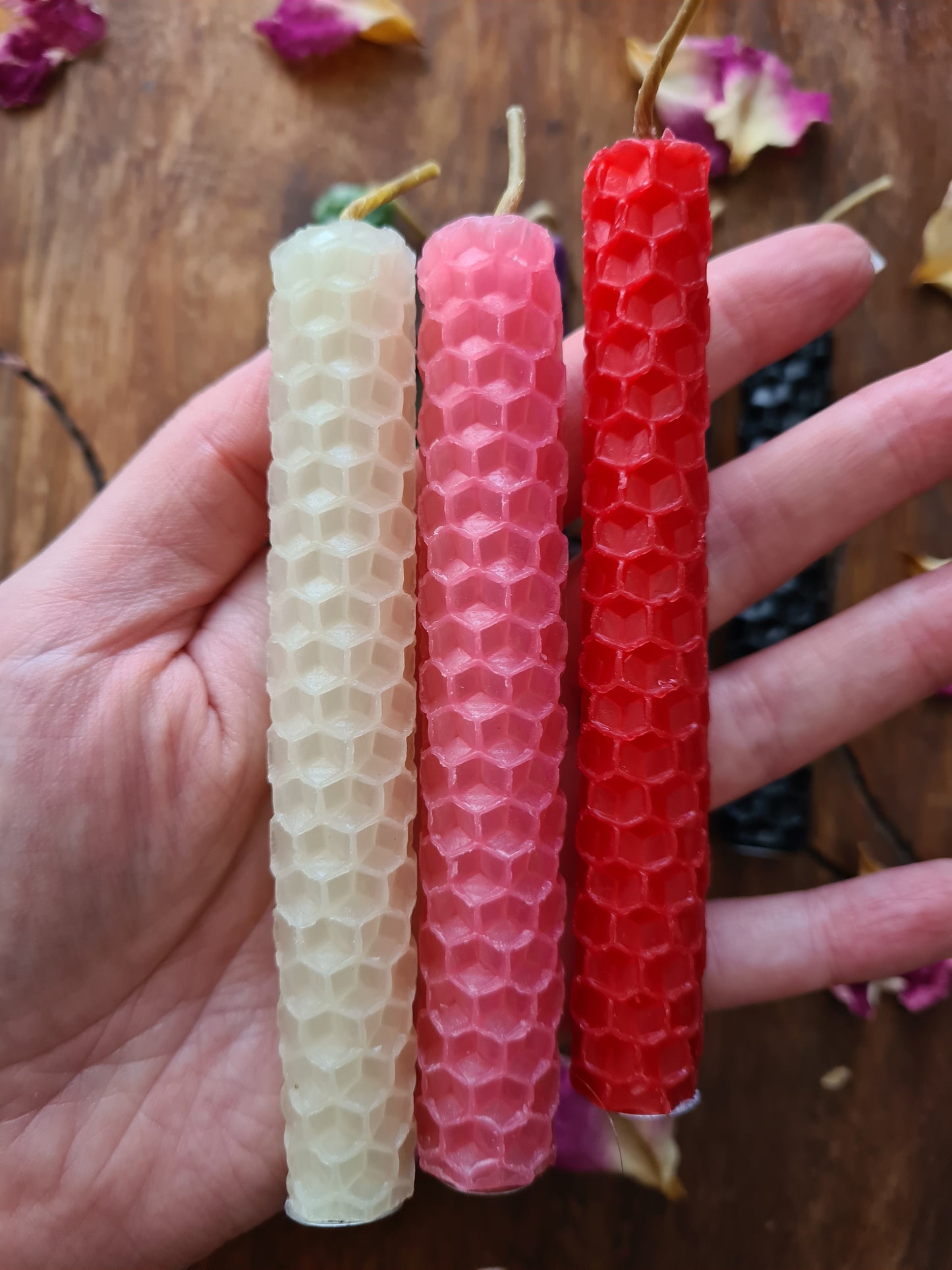 Blessed Bee beeswax spell candles