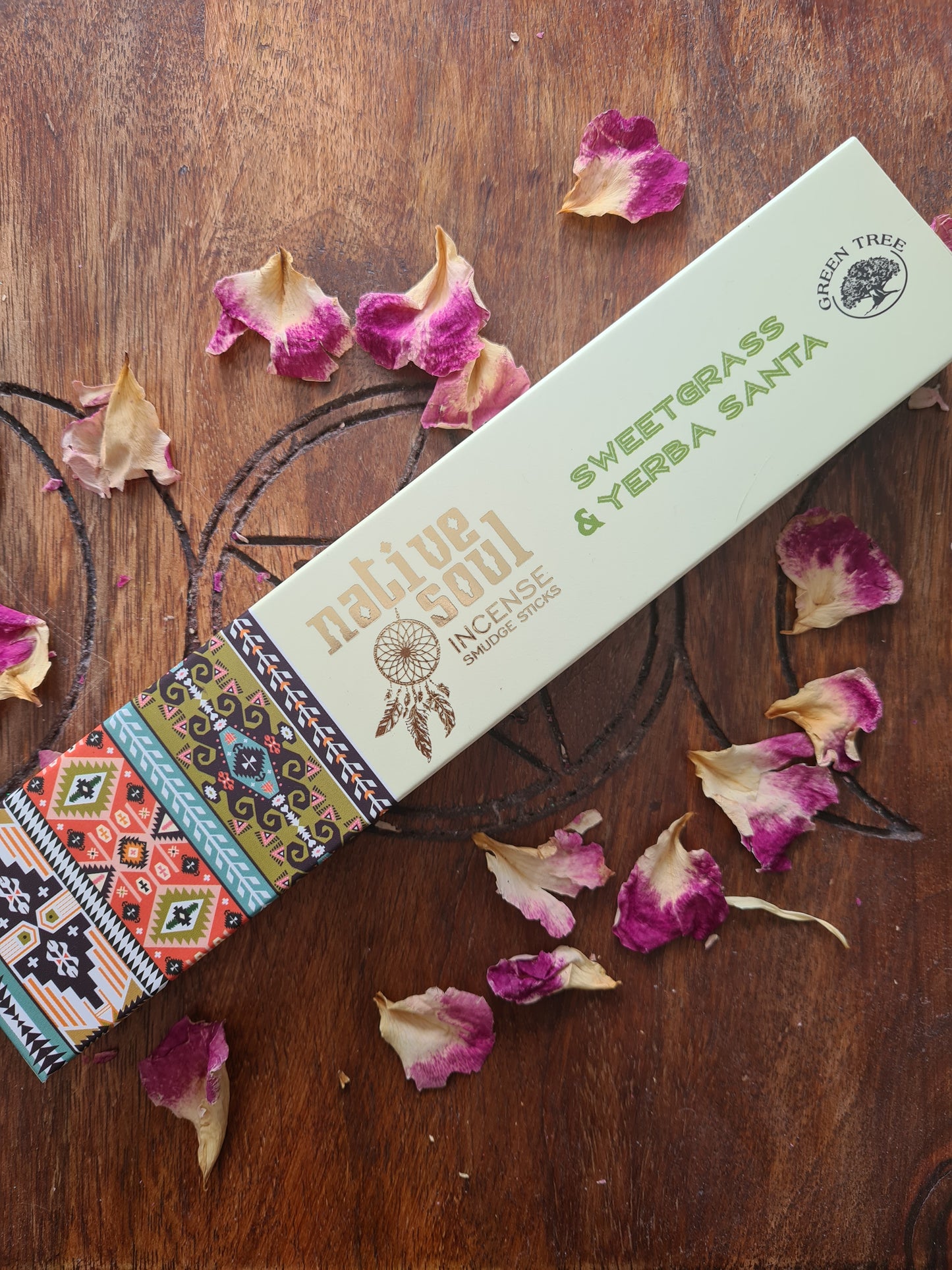 Native Soul Yerba Santa and Sweet Grass Incense Sticks