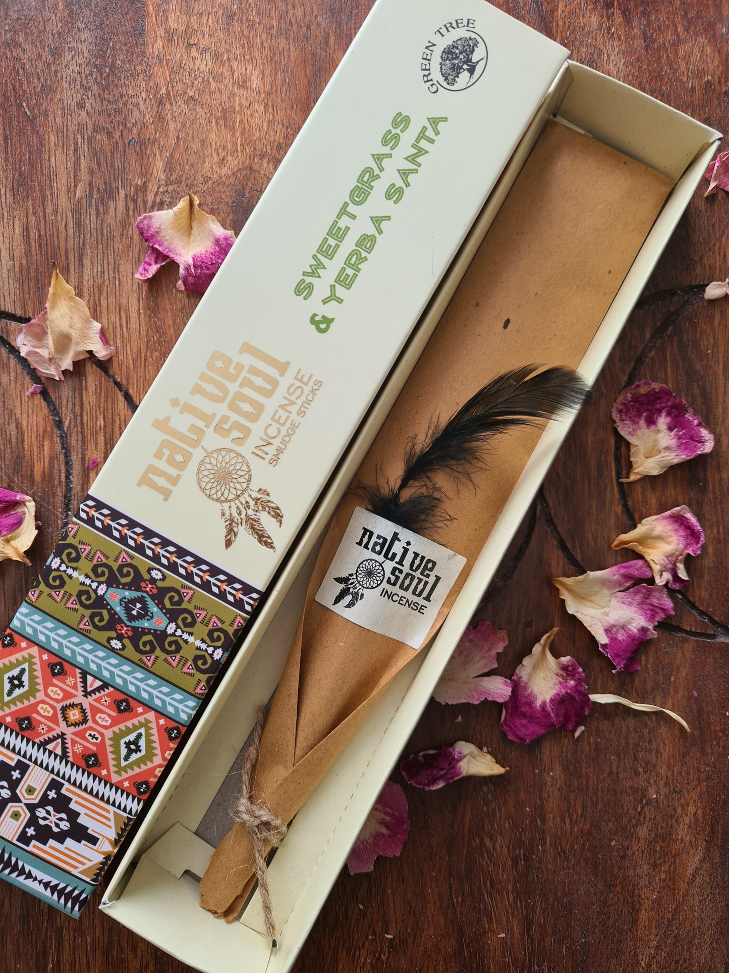 Native Soul Yerba Santa and Sweet Grass Incense Sticks