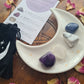Crystal Set with Moon Trinket Dish ~ Stress ~ Healing ~ Success