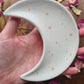 Crystal Set with Moon Trinket Dish ~ Stress ~ Healing ~ Success