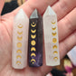 Moon Phase Crystal Point - 5cm ~ Amethst ~ Clear Quartz ~ Rose Quartz
