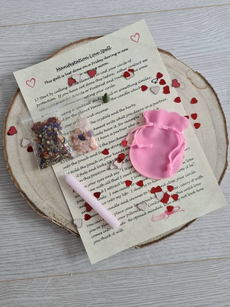 Love Manifestation Kit ~ Love Spell ~ Love ~ Romance ~ Spell Kit