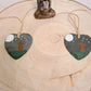 Mini Hare Heart Slate Decoration