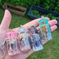 Spell Jar Keyrings ~ Self Love ~ Anxiety relief ~ Protection ~ Good luck/abundance~