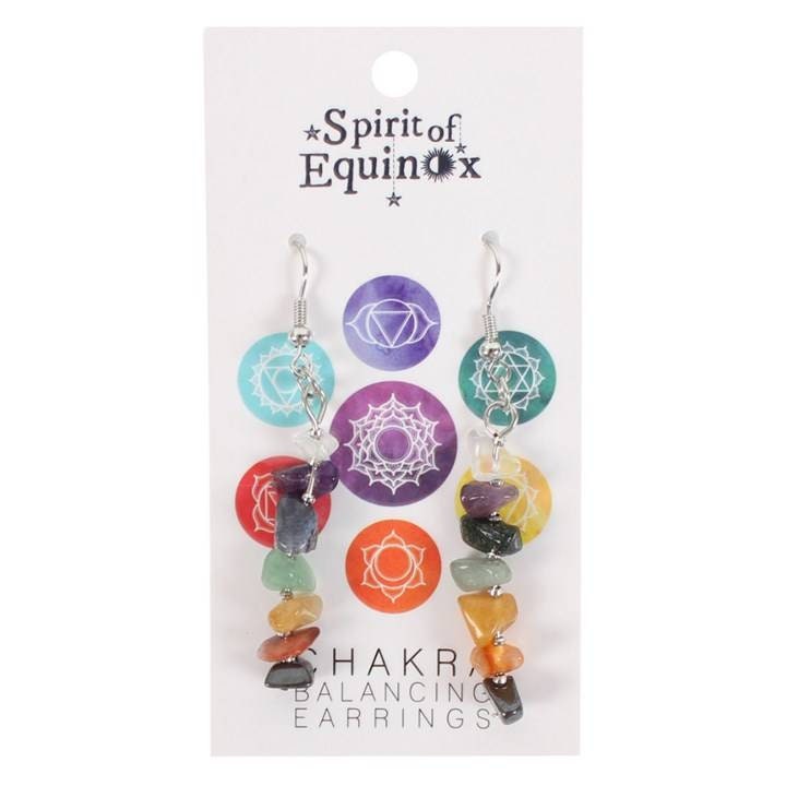 Chakra Earrings ~ Semi precious gemstones ~ Chakra healing ~ Chakra balancing~