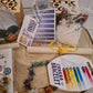 Chakra box ~ chakra crystals ~Chakra bracelet ~ chakra earrings ~ chakra affirmations