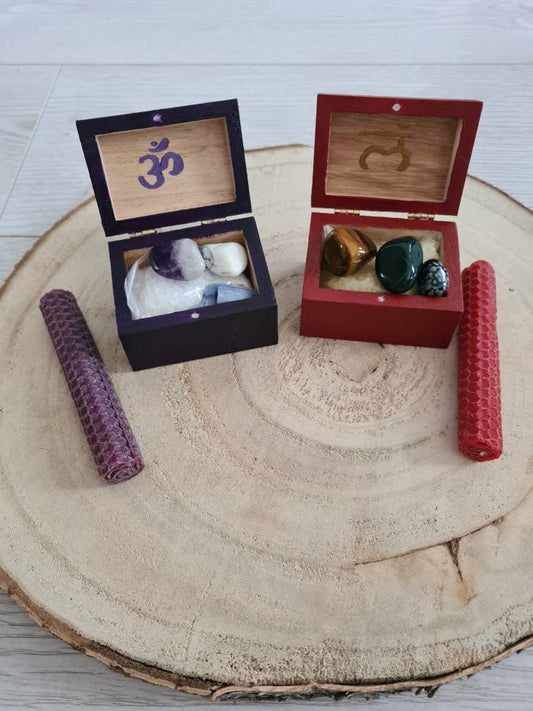 Chakra box ~ Root chakra ~ Crown chakra