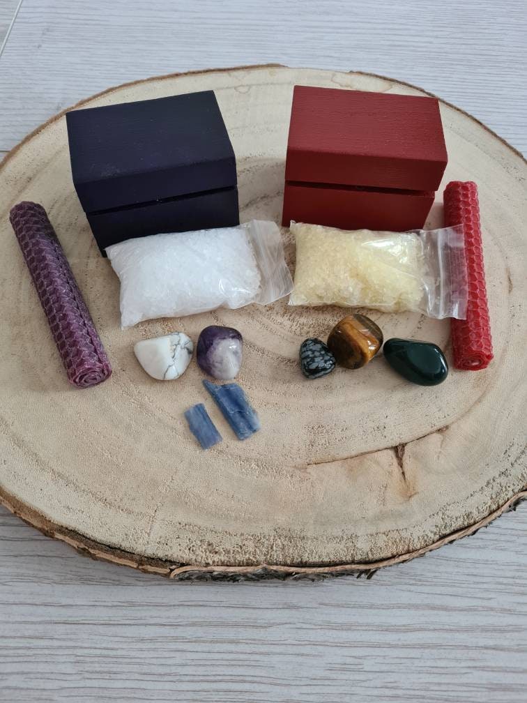 Chakra box ~ Root chakra ~ Crown chakra