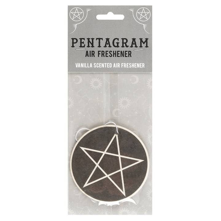 Mystical Air Fresheners in Lucky cat, Moon phases, Pentagram, Triquetra, Hearse