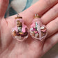Glass Shaped Mini Spell Jars ~ Protection ~ Self Love ~ Good luck/Abundance ~ Anxiety Relief ~ Intuition/Divination