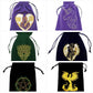 Tarot Pouches ~ Archangel Michael ~ Unicorn ~Green Man  ~ Raphael ~ Pentacle ~ Phoenix