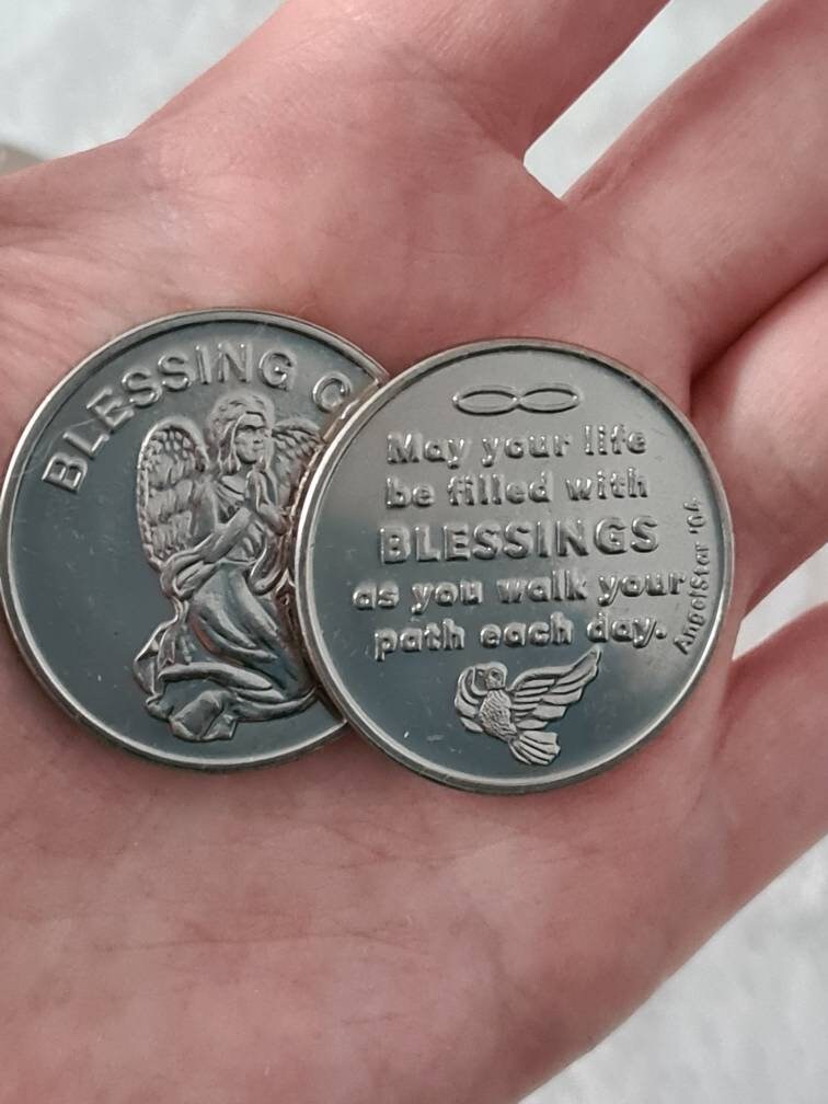 Angel Coin ~ Blessings ~ Courage ~ Courage ~ Hope/Wisdom