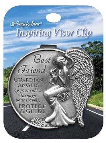 Angel Star Visor Clip ~ New Driver ~ Best Friend ~ Never Drive Faster than your Angels Can Fly ~ Guardian Angel