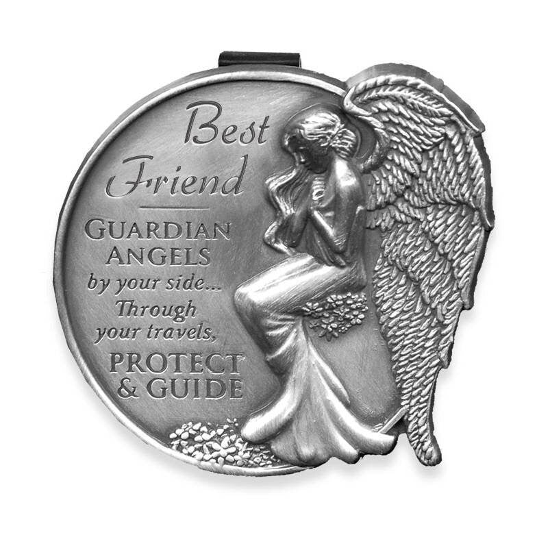 Angel Star Visor Clip ~ New Driver ~ Best Friend ~ Never Drive Faster than your Angels Can Fly ~ Guardian Angel