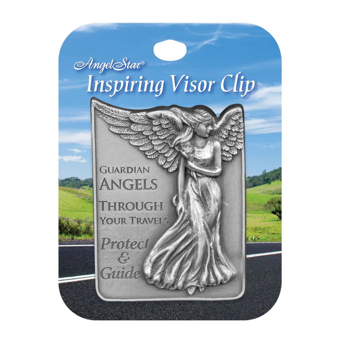 Angel Star Visor Clip ~ New Driver ~ Best Friend ~ Never Drive Faster than your Angels Can Fly ~ Guardian Angel