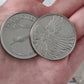 Angel Coin ~ Blessings ~ Courage ~ Courage ~ Hope/Wisdom