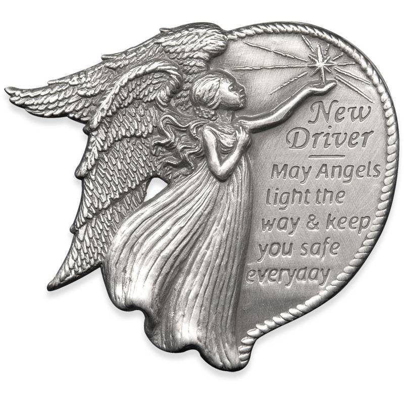 Angel Star Visor Clip ~ New Driver ~ Best Friend ~ Never Drive Faster than your Angels Can Fly ~ Guardian Angel