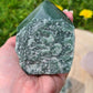 Large Cut base point gemstones ~ Rose Quartz ~ Fluorite ~ Emerald ~ Sodalite ~ Green Aventurine~